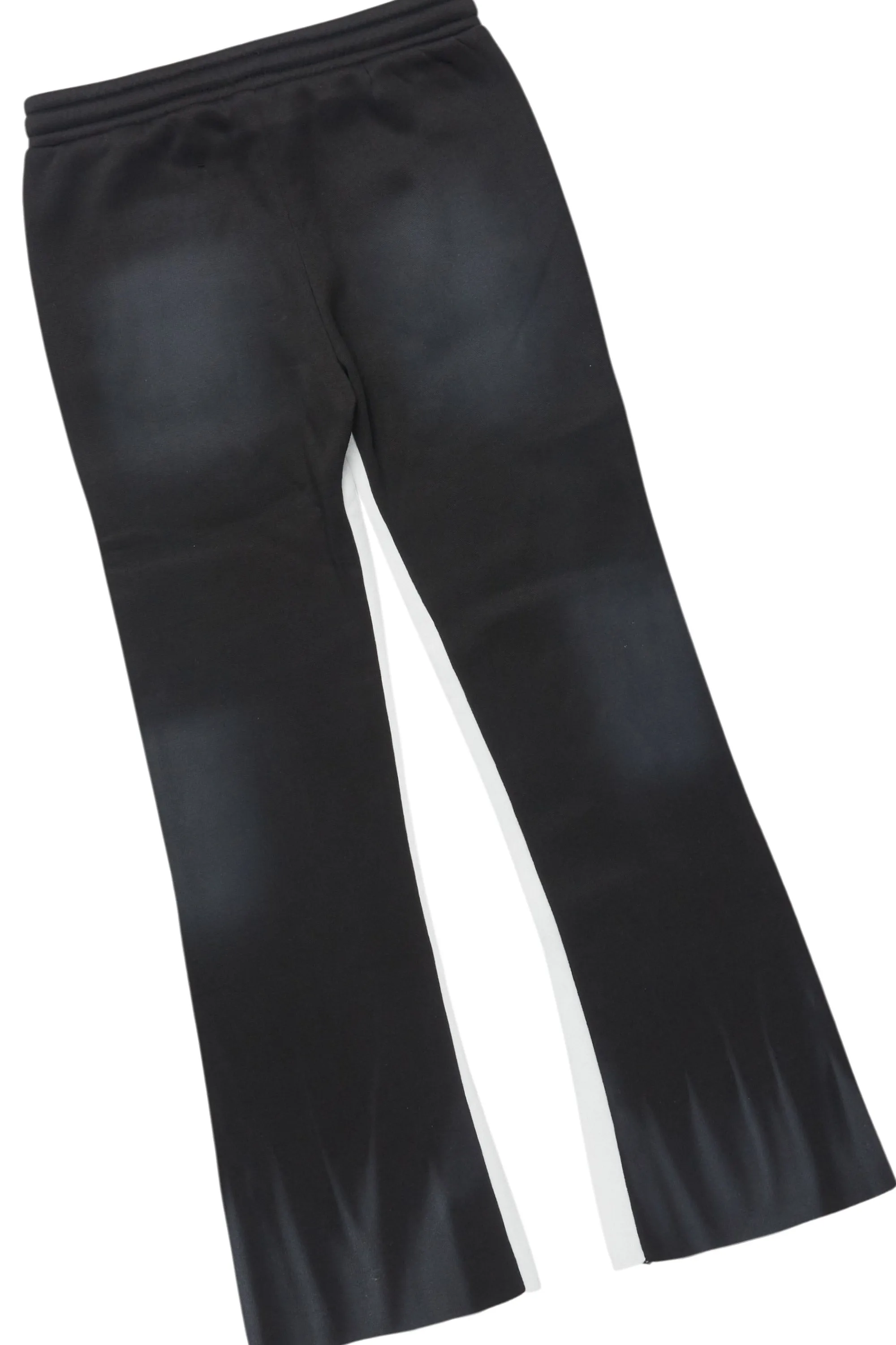 Boys Mallor Black/White Stacked Hoodie Track Set sold by Rockstar Original product image thumbnail 5