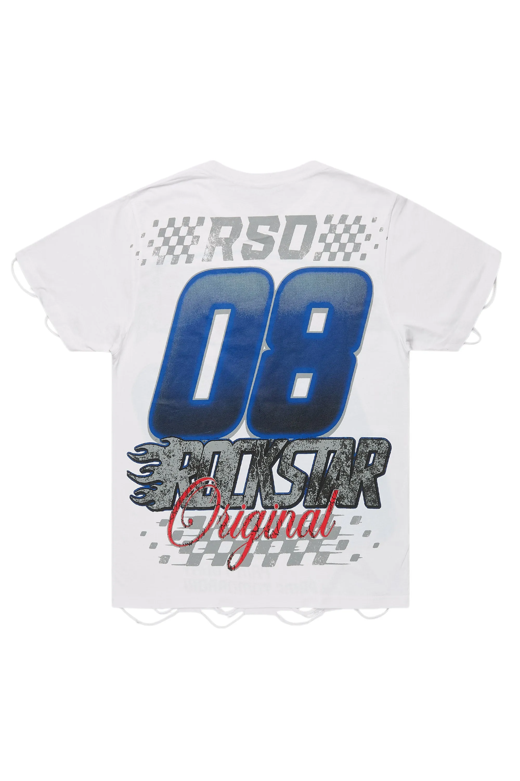 Mistelle White Oversized T-Shirt sold by Rockstar Original product image thumbnail 3