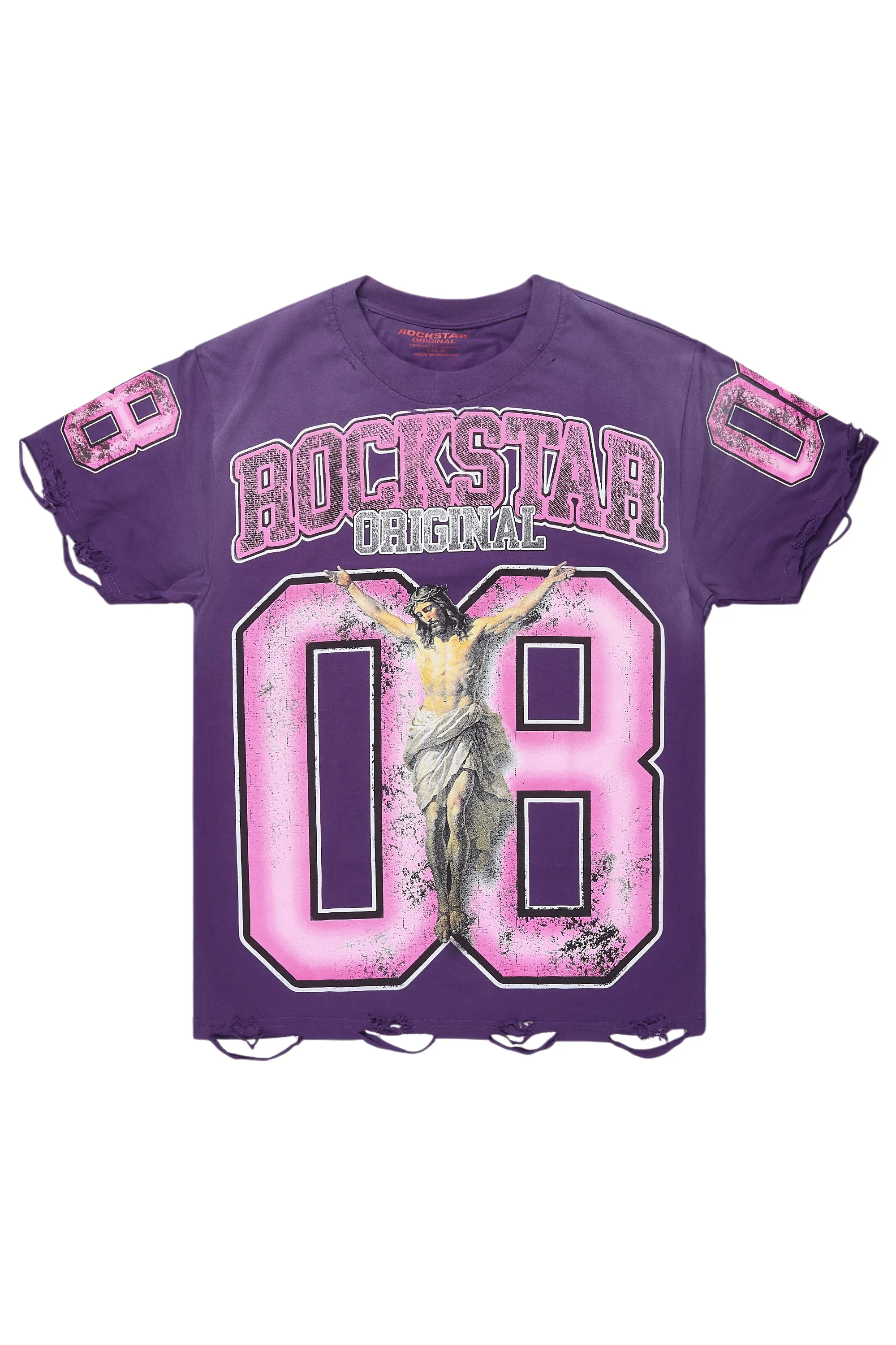 Fields Purple Oversized Graphic T-Shirt sold by Rockstar Original