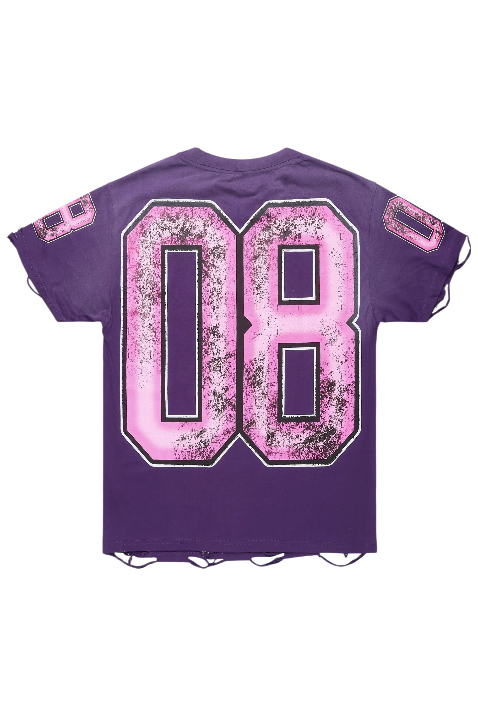 Fields Purple Oversized Graphic T-Shirt sold by Rockstar Original product image thumbnail 3