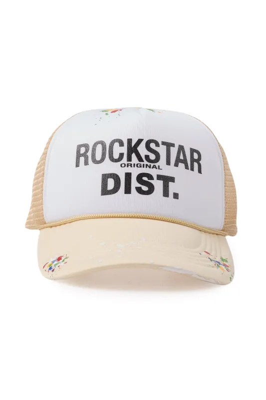 Neptune Beige/White Trucker Hat sold by Rockstar Original