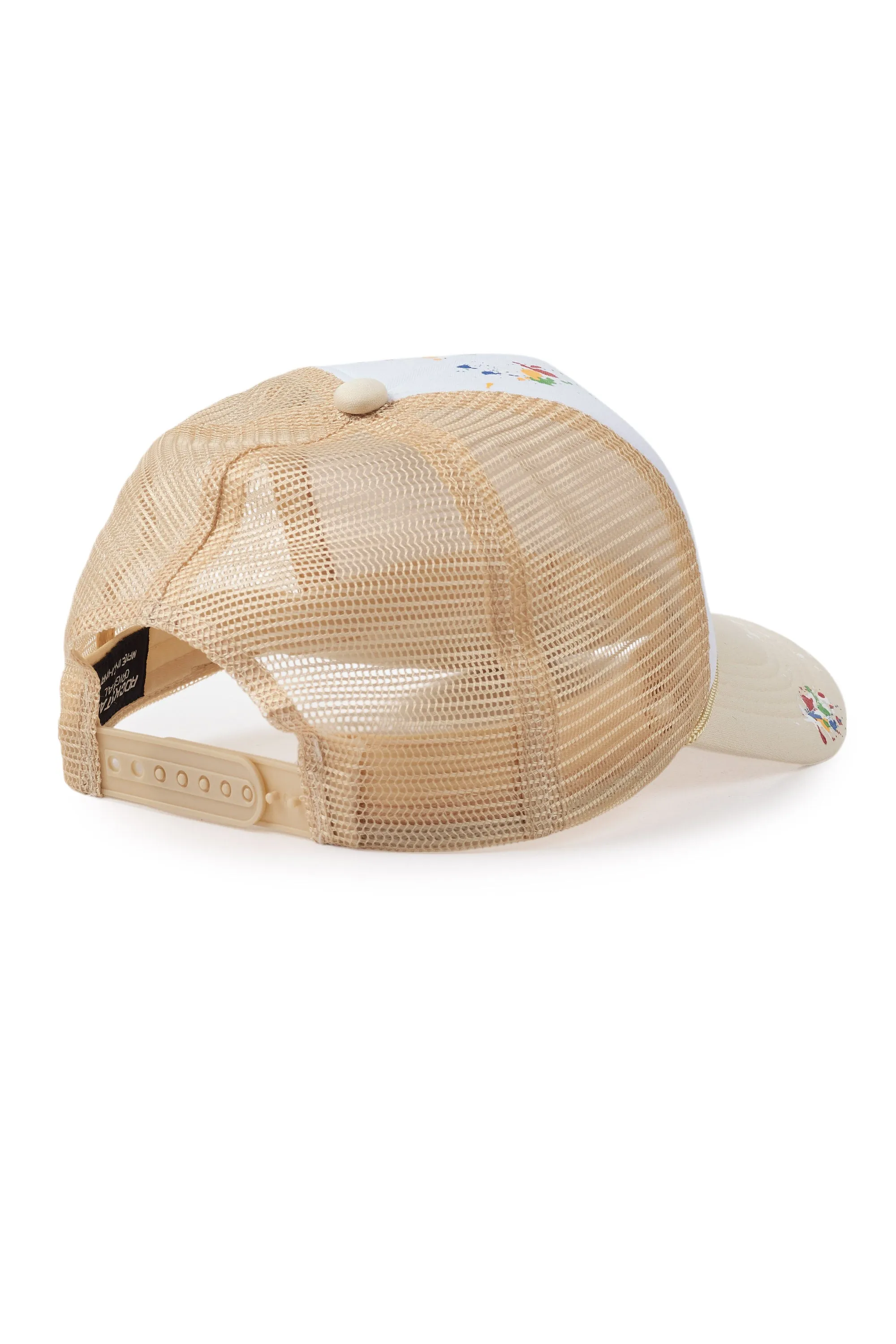 Neptune Beige/White Trucker Hat sold by Rockstar Original product image thumbnail 3