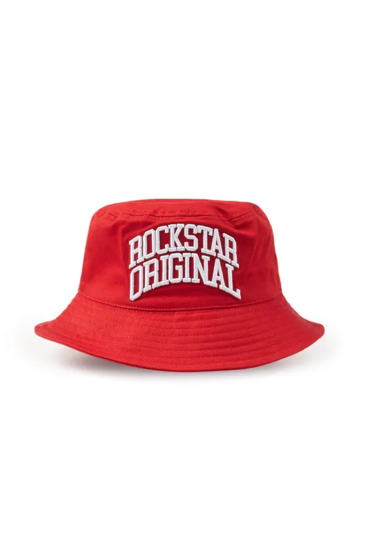Flux Red Graphic Bucket Hat sold by Rockstar Original