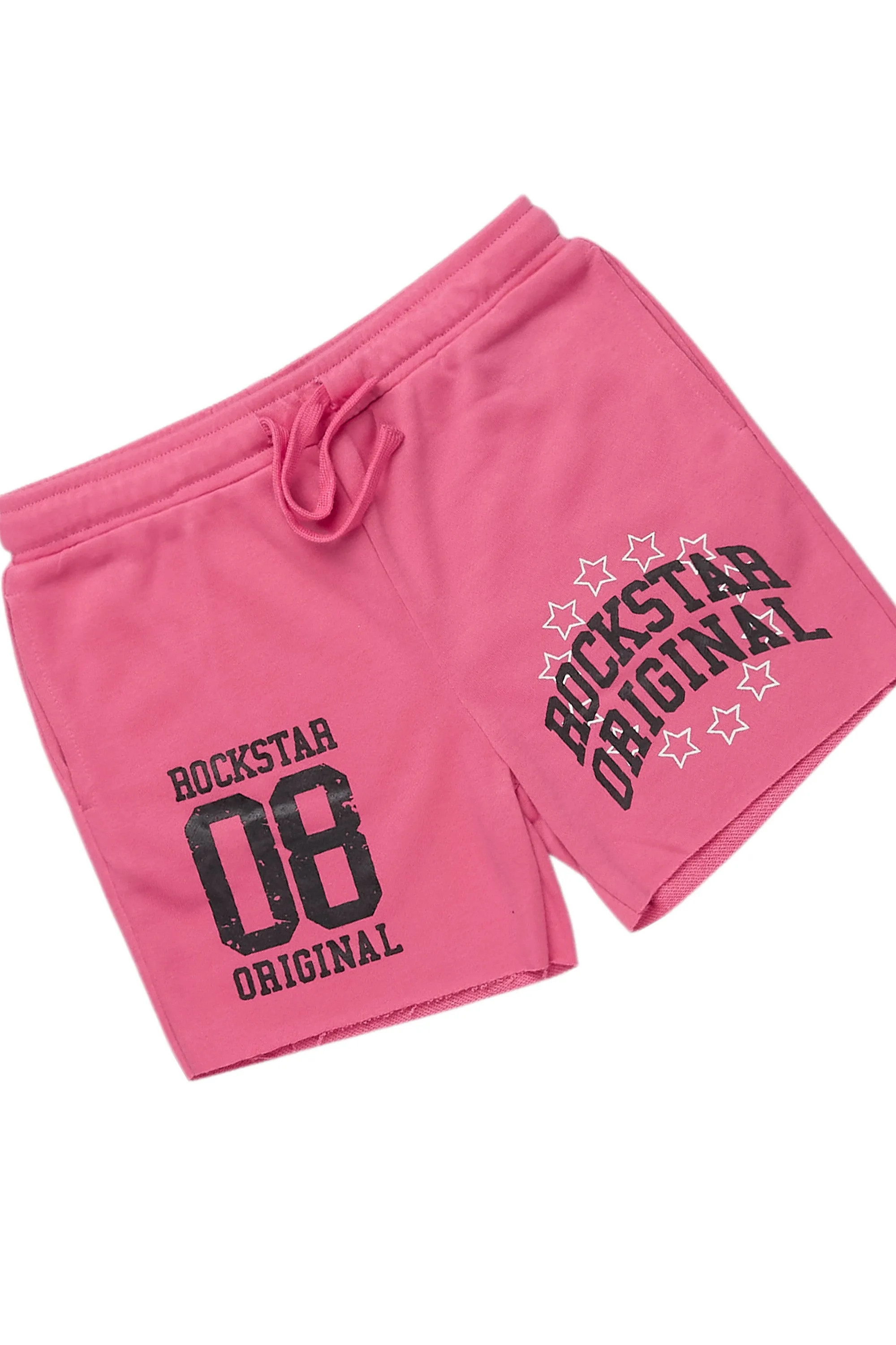 Girls Ronnica Hot Pink Short Set sold by Rockstar Original product image thumbnail 3
