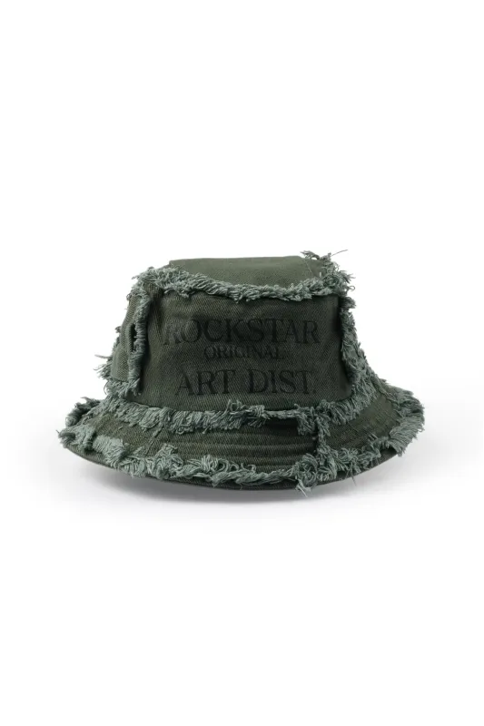 Ivo Army Green Patchwork Bucket Hat sold by Rockstar Original