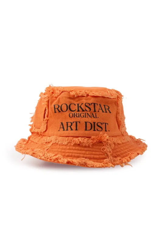 Teamber Orange Patchwork Bucket Hat sold by Rockstar Original