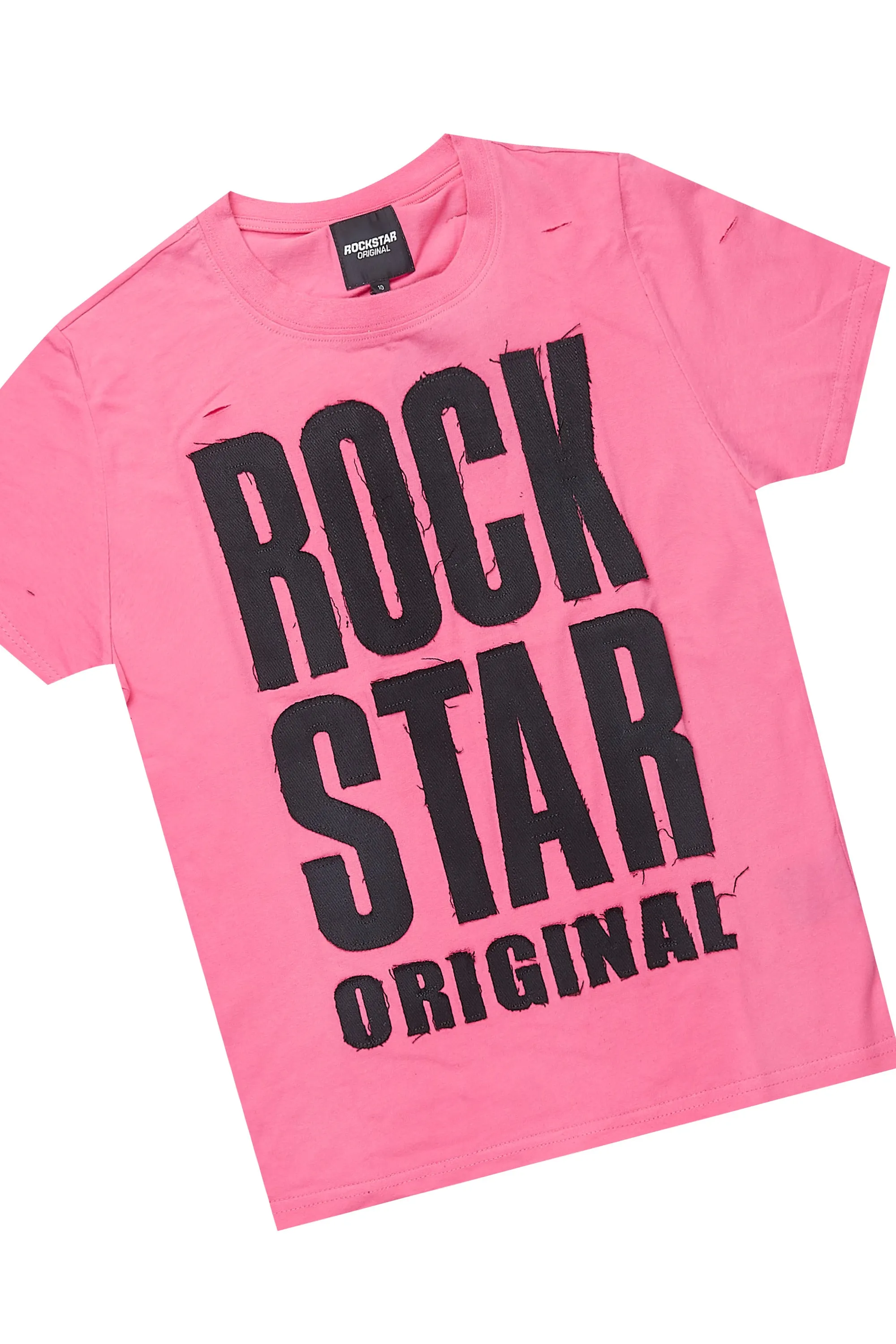 Girls Shantrice Bubblegum Pink Short Set sold by Rockstar Original product image thumbnail 2
