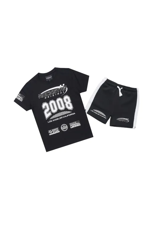 Girls Latonya Black/White Short Set sold by Rockstar Original