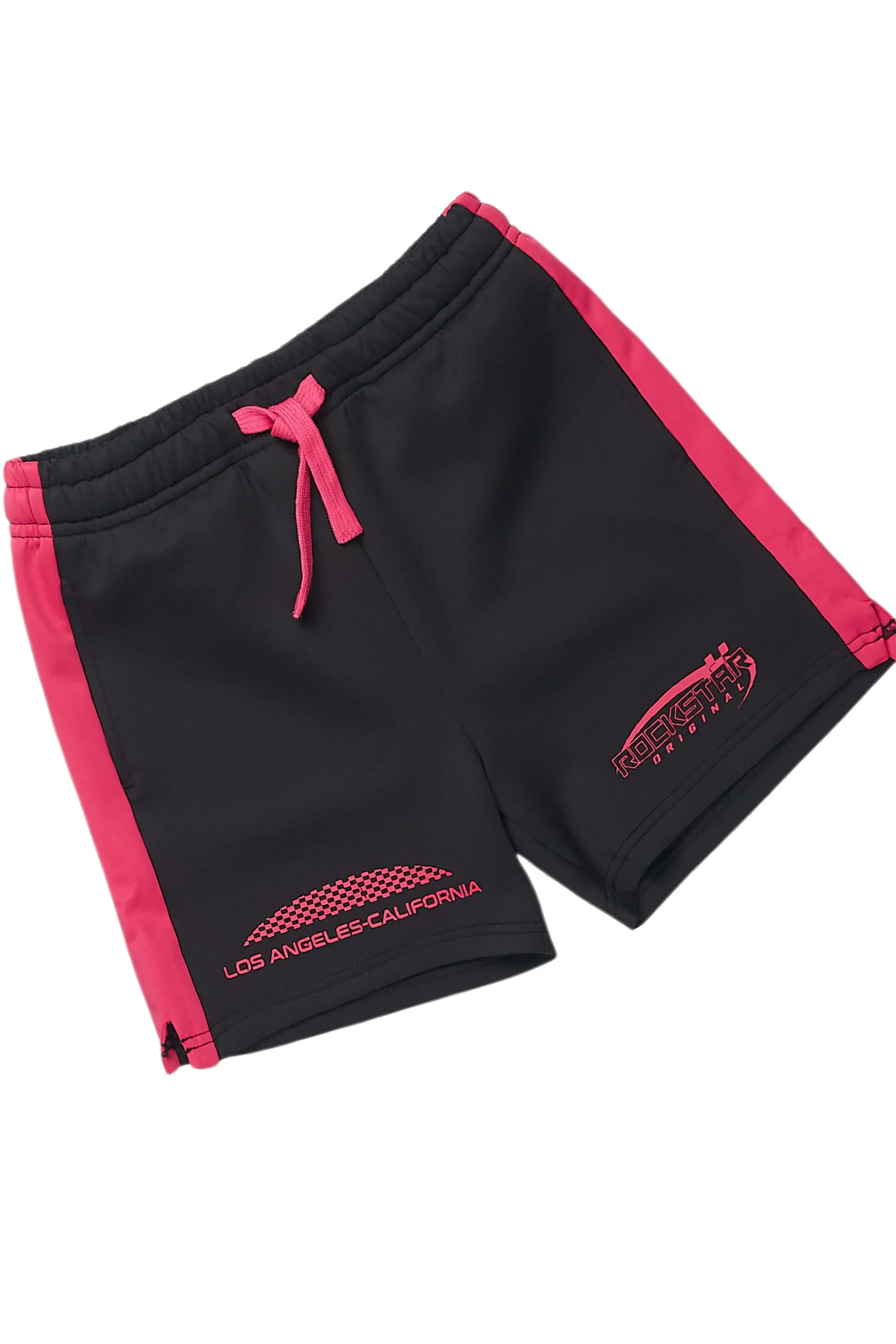 Girls Latonya Black/Pink Short Set sold by Rockstar Original product image thumbnail 3