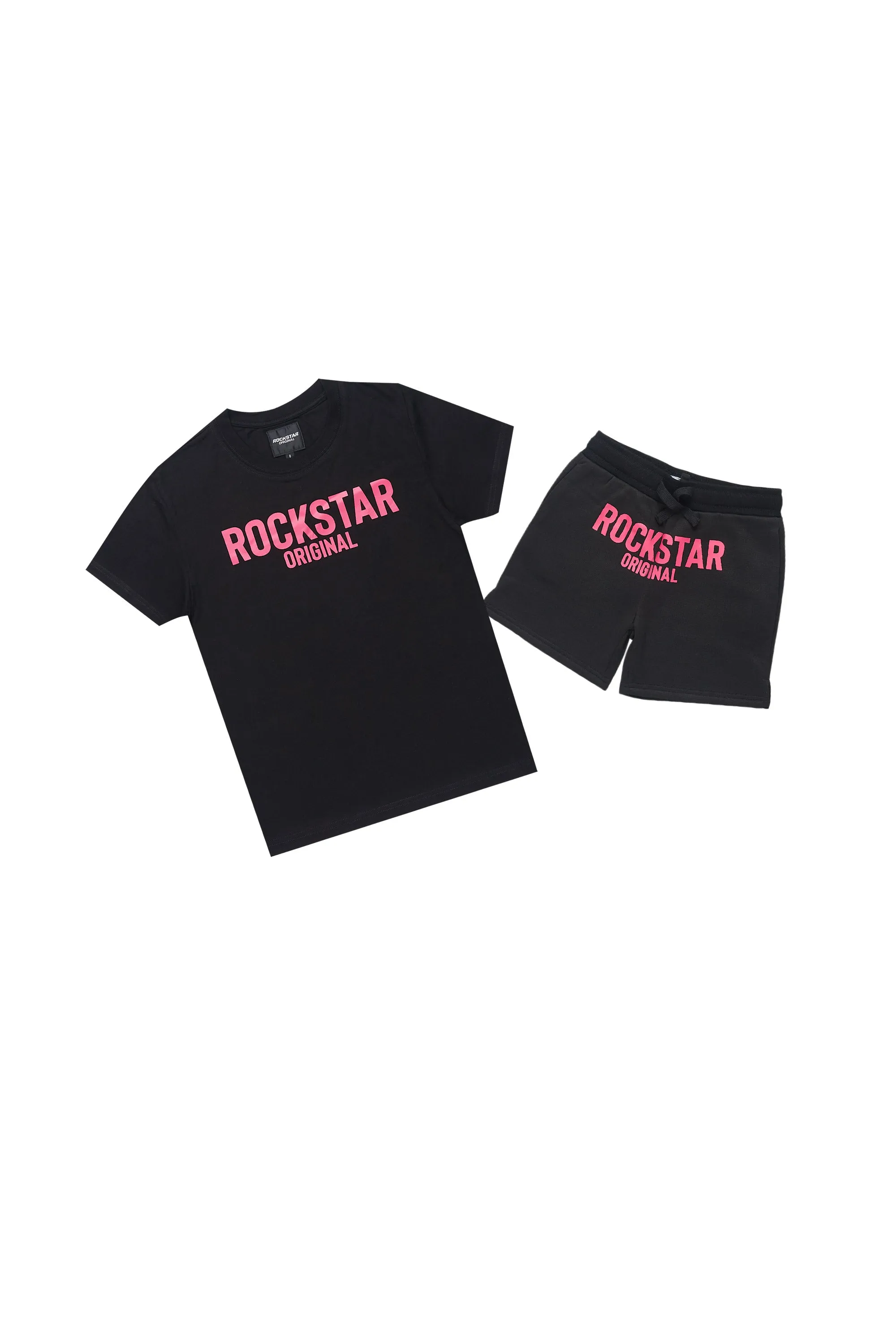 Girls Sabrina Black Short Set sold by Rockstar Original