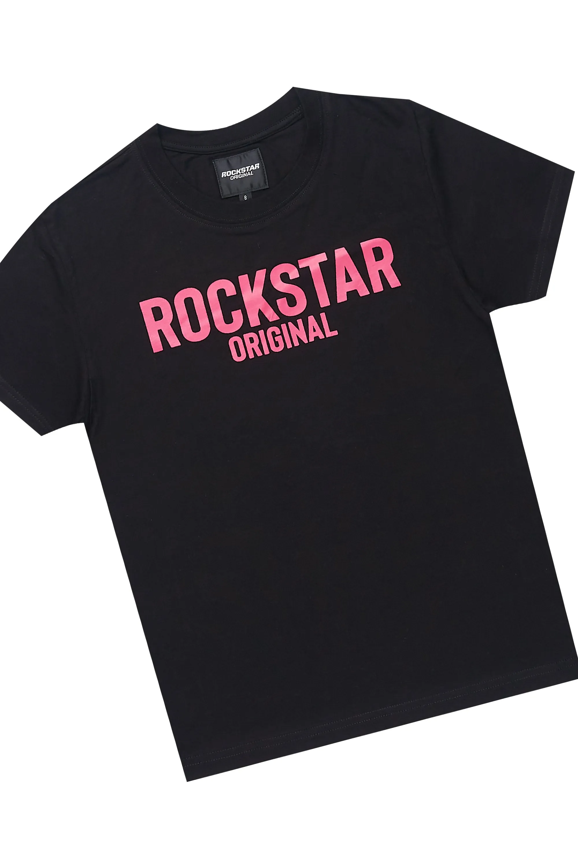 Girls Sabrina Black Short Set sold by Rockstar Original product image thumbnail 2
