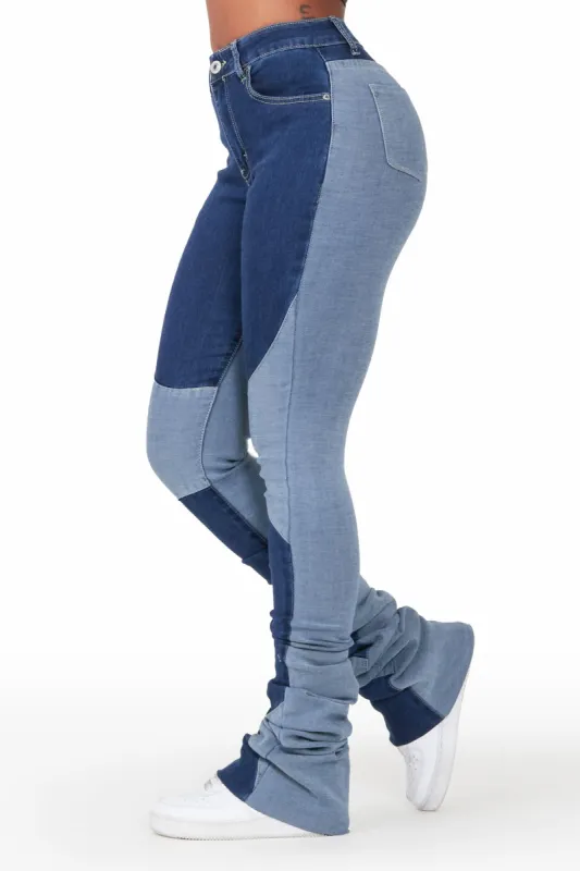 Lilah Light Wash Super Stacked Jean sold by Rockstar Original