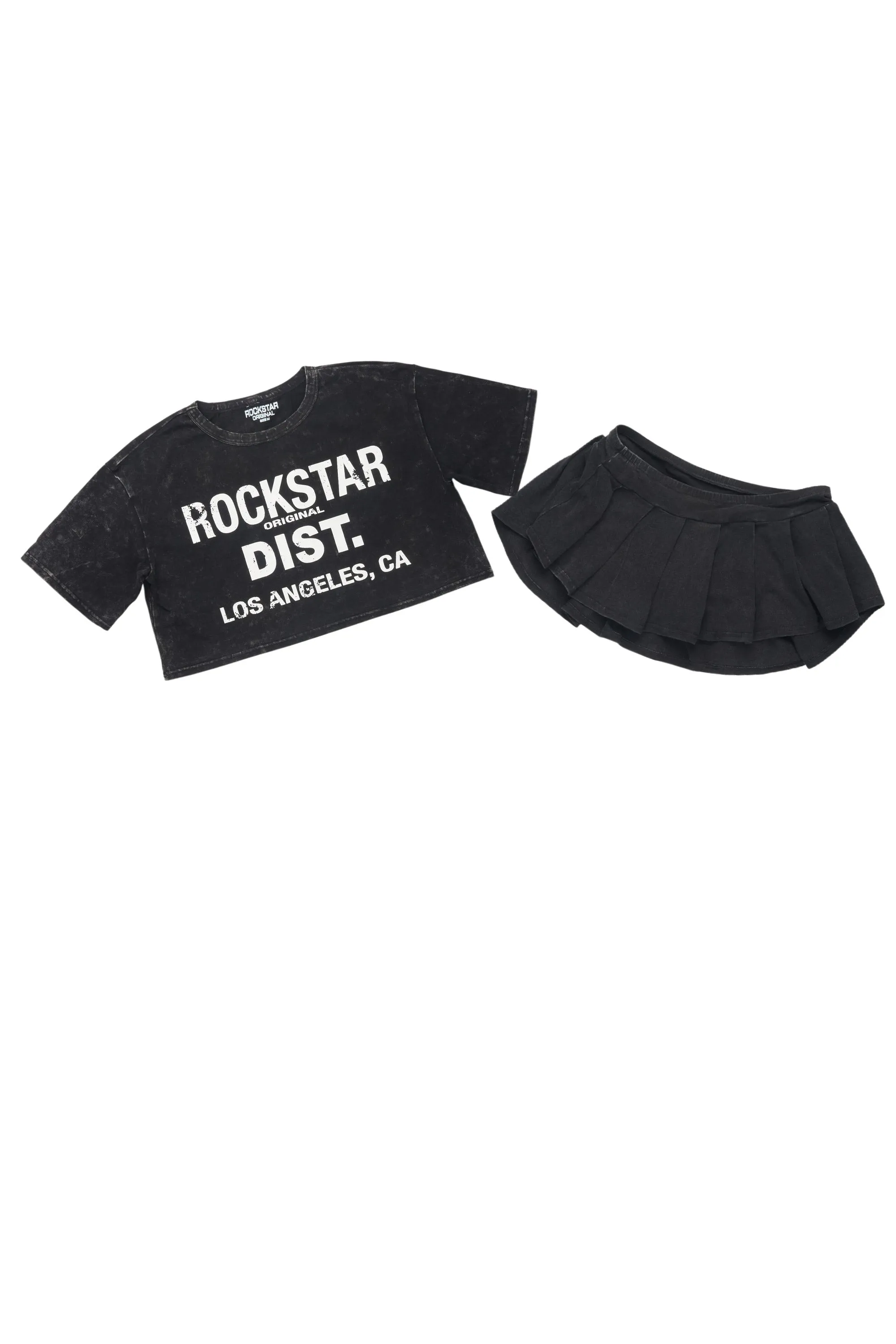 Tania Black Skirt Set sold by Rockstar Original