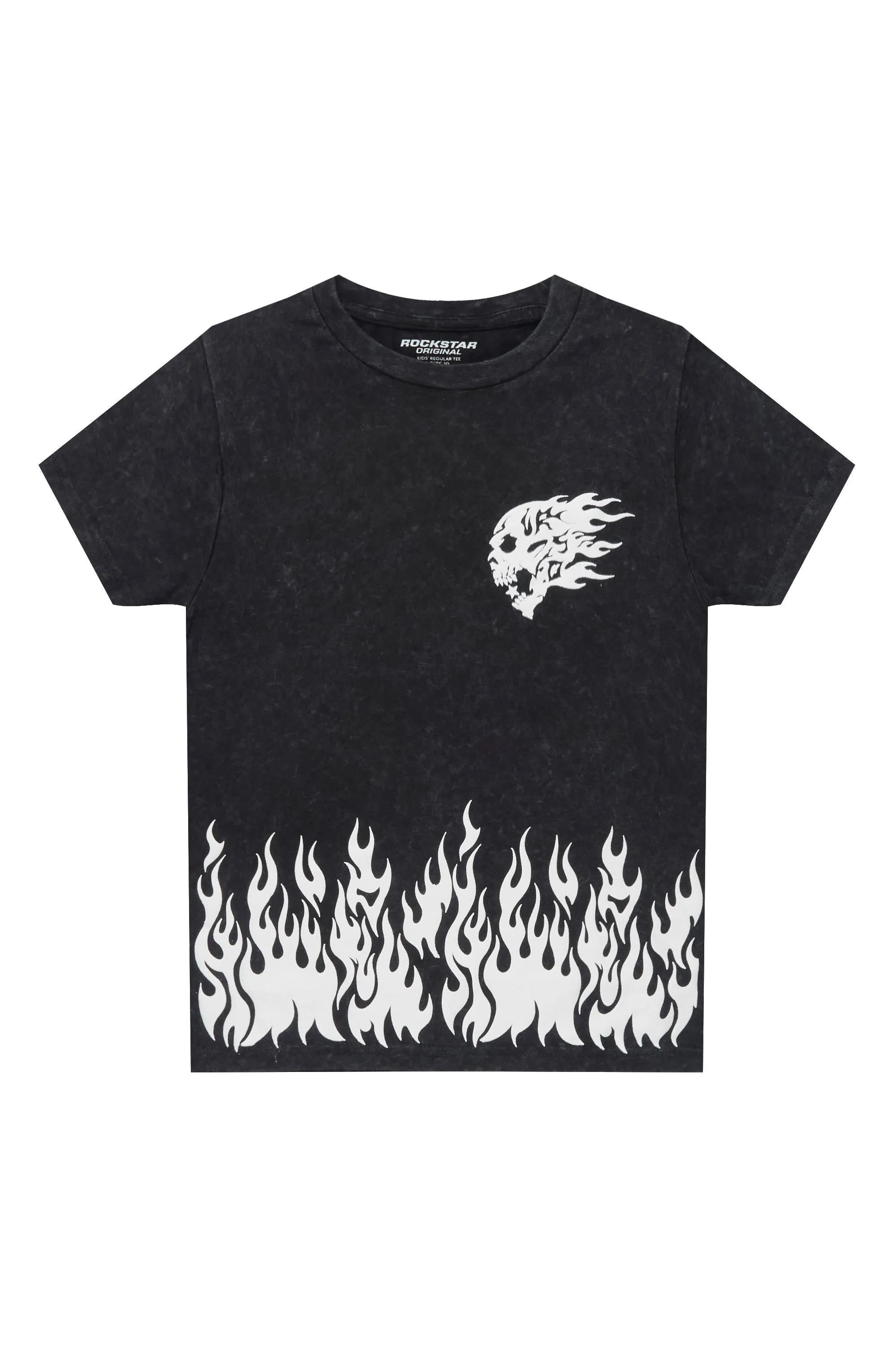 Boys Bubble Vintage Black/White Graphic T-Shirt sold by Rockstar Original