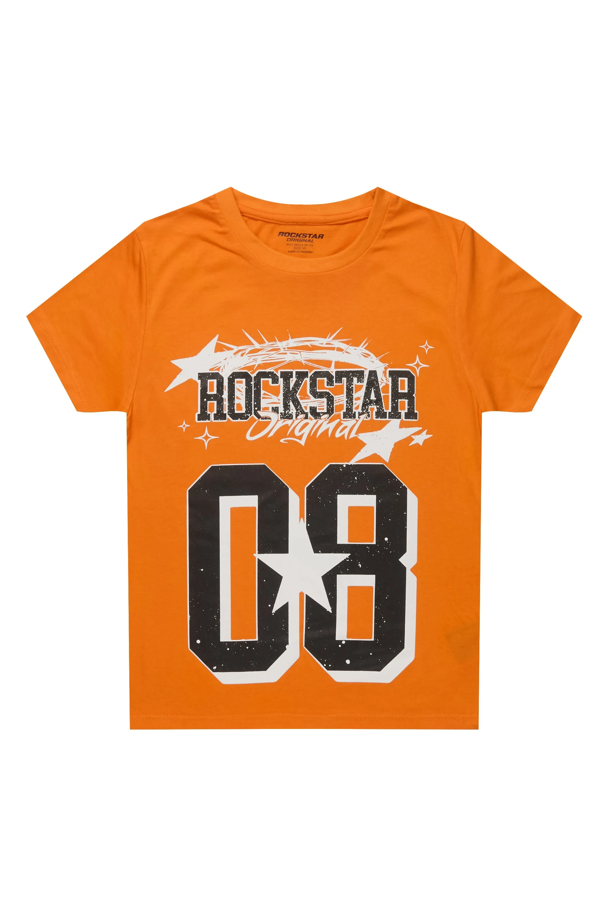 Boys Allstar Orange/Black Graphic T-Shirt sold by Rockstar Original