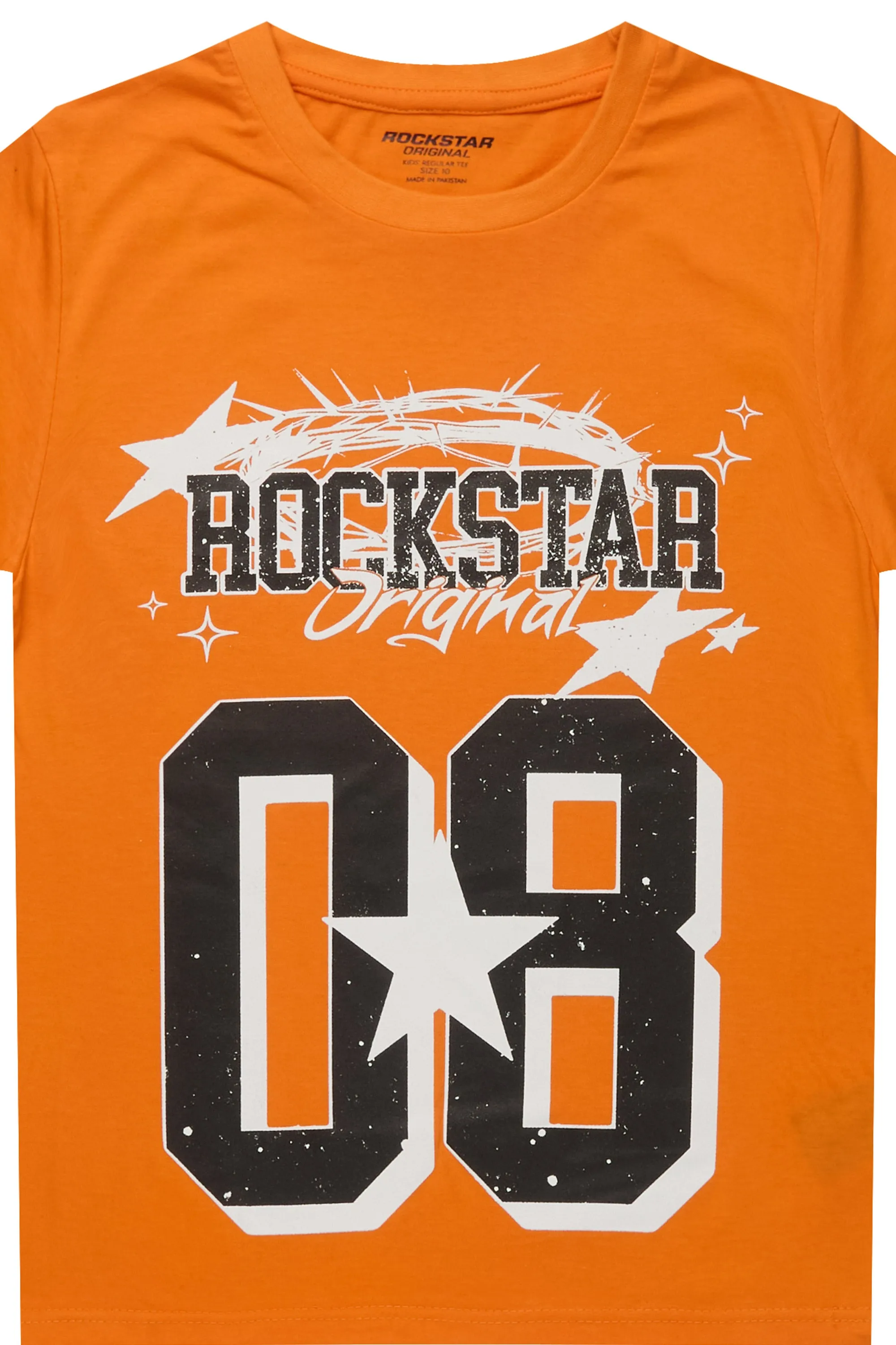 Boys Allstar Orange/Black Graphic T-Shirt sold by Rockstar Original product image thumbnail 2