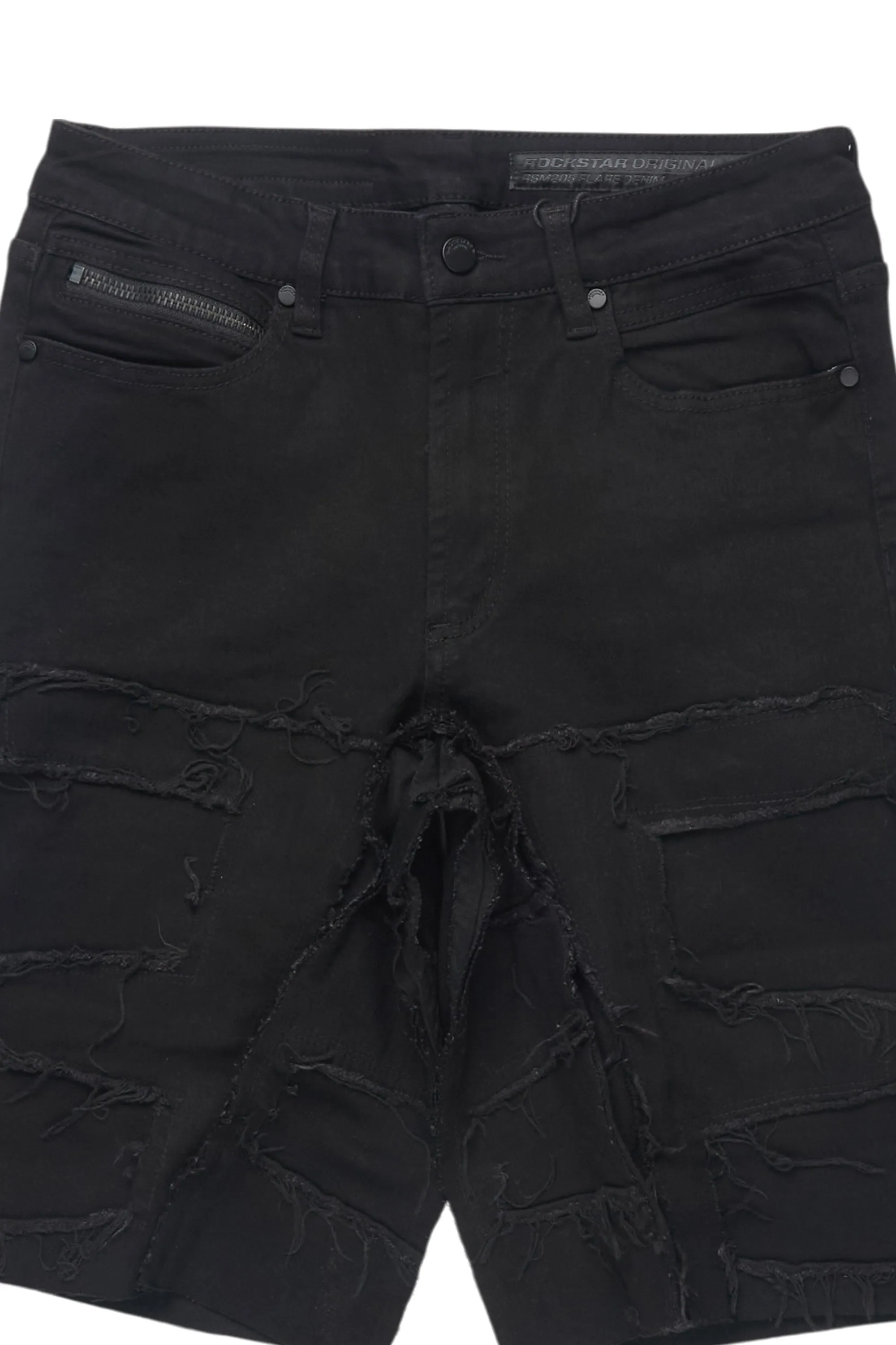 Shake Black Denim Short sold by Rockstar Original product image thumbnail 2