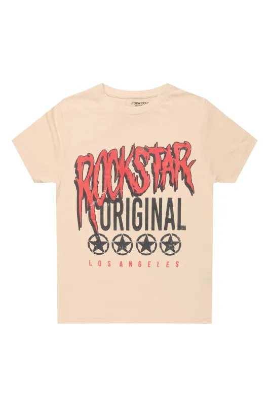 Boys Wizzurd Vintage Sand Graphic T-Shirt sold by Rockstar Original