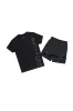 Boys Xadrian Black T Shirt Short Set sold by Rockstar Original