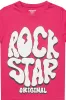 Girls Cassia Fuchsia/White Graphic T-Shirt sold by Rockstar Original