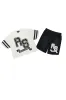 Alik White/Black Crop Boxy Tee Short Set sold by Rockstar Original