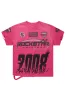Amos Fuchsia/Black Graphic T-Shirt sold by Rockstar Original