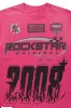 Amos Fuchsia/Black Graphic T-Shirt sold by Rockstar Original