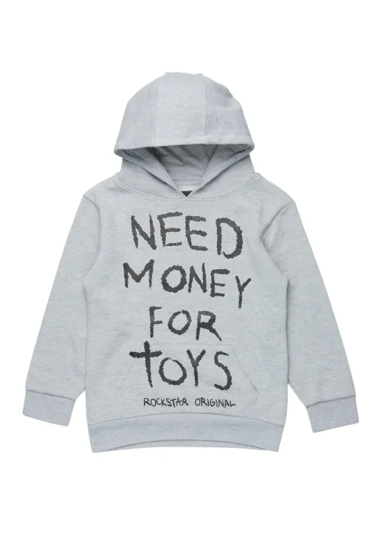 Boys M4 Toys Grey/Black Graphic Hoodie sold by Rockstar Original