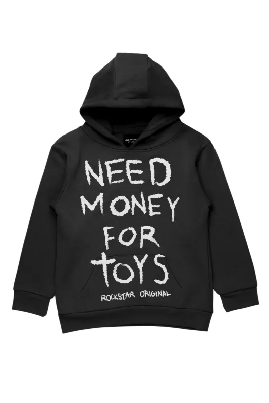 Boys M4 Toys Black/White Graphic Hoodie sold by Rockstar Original