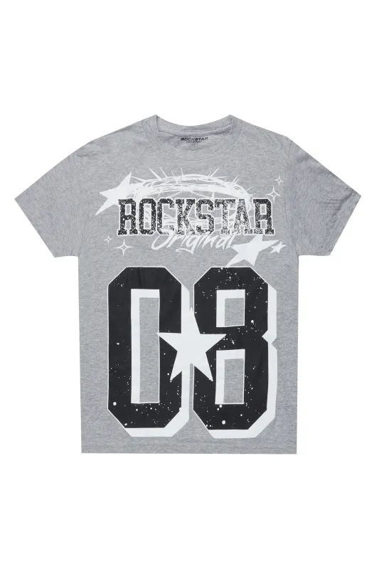 Boys Allstar Grey/Black Graphic T-Shirt sold by Rockstar Original