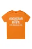 Boys Koen Orange/White Graphic T-Shirt sold by Rockstar Original