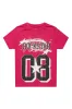 Girls Allstar Fuchsia/Black Graphic T-Shirt sold by Rockstar Original