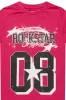 Girls Allstar Fuchsia/Black Graphic T-Shirt sold by Rockstar Original