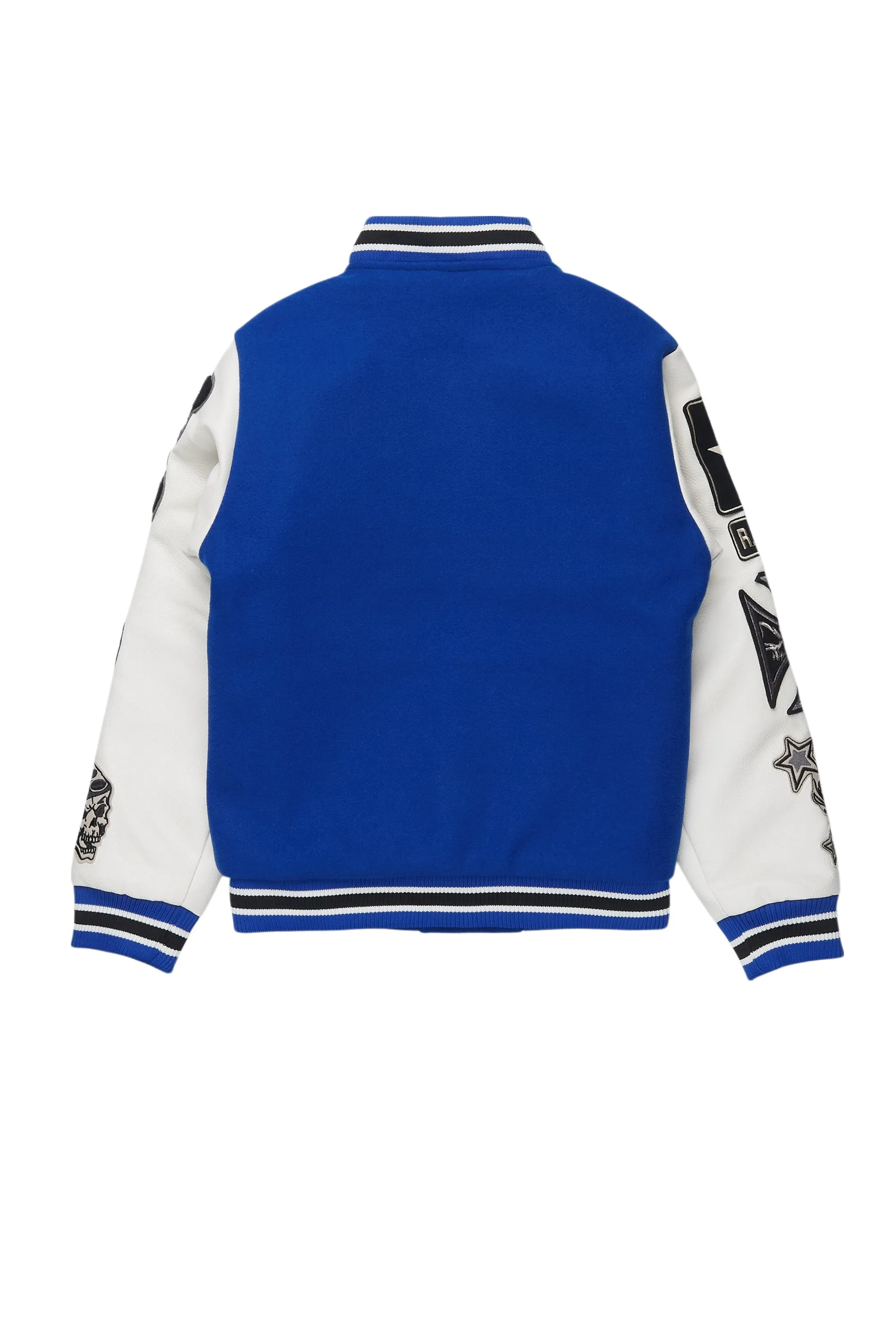 Boys Vidar 2.0 Royal Blue Varsity Jacket sold by Rockstar Original product image thumbnail 4