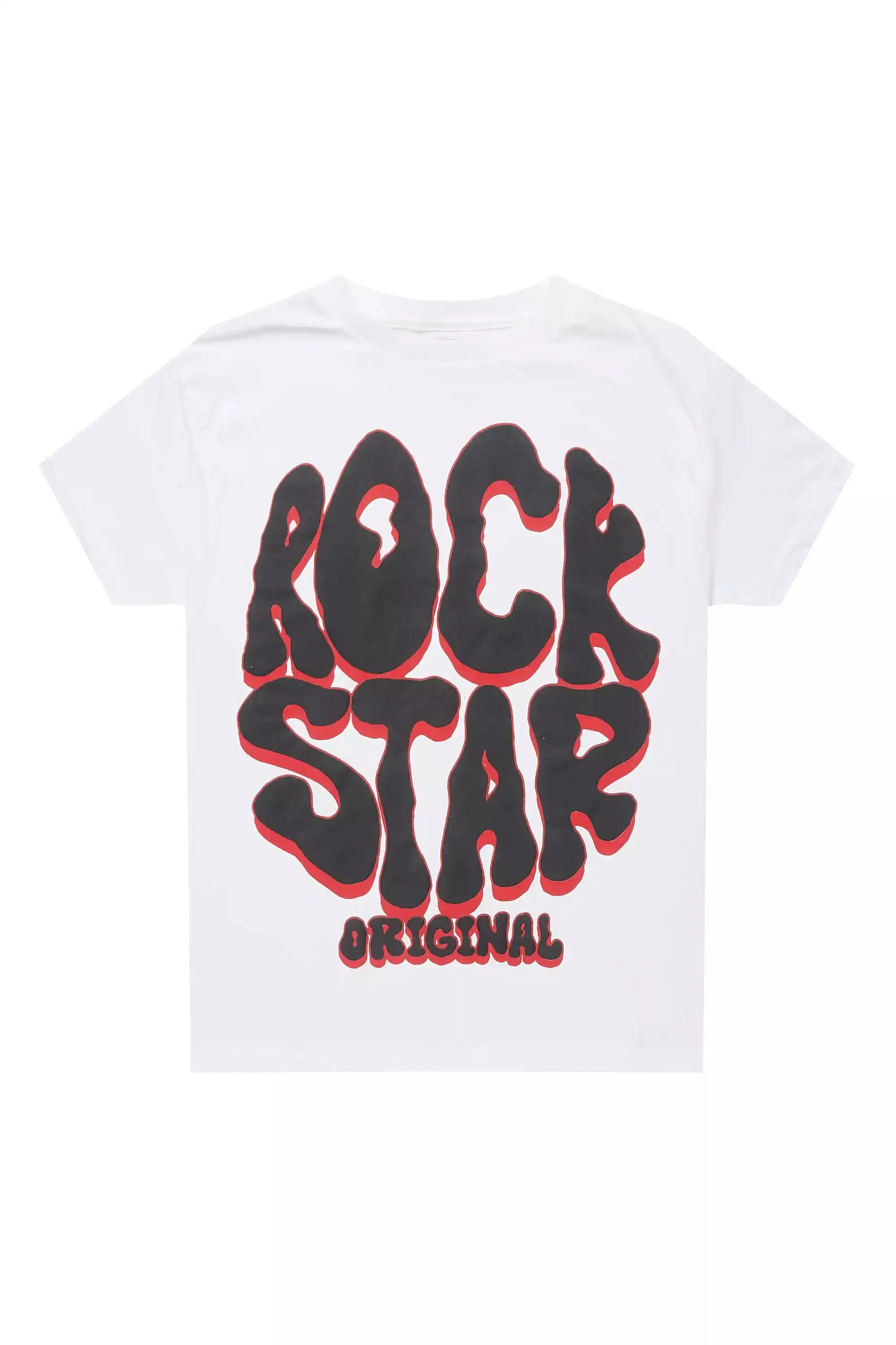 Boys Cass White/Black Graphic T-Shirt sold by Rockstar Original