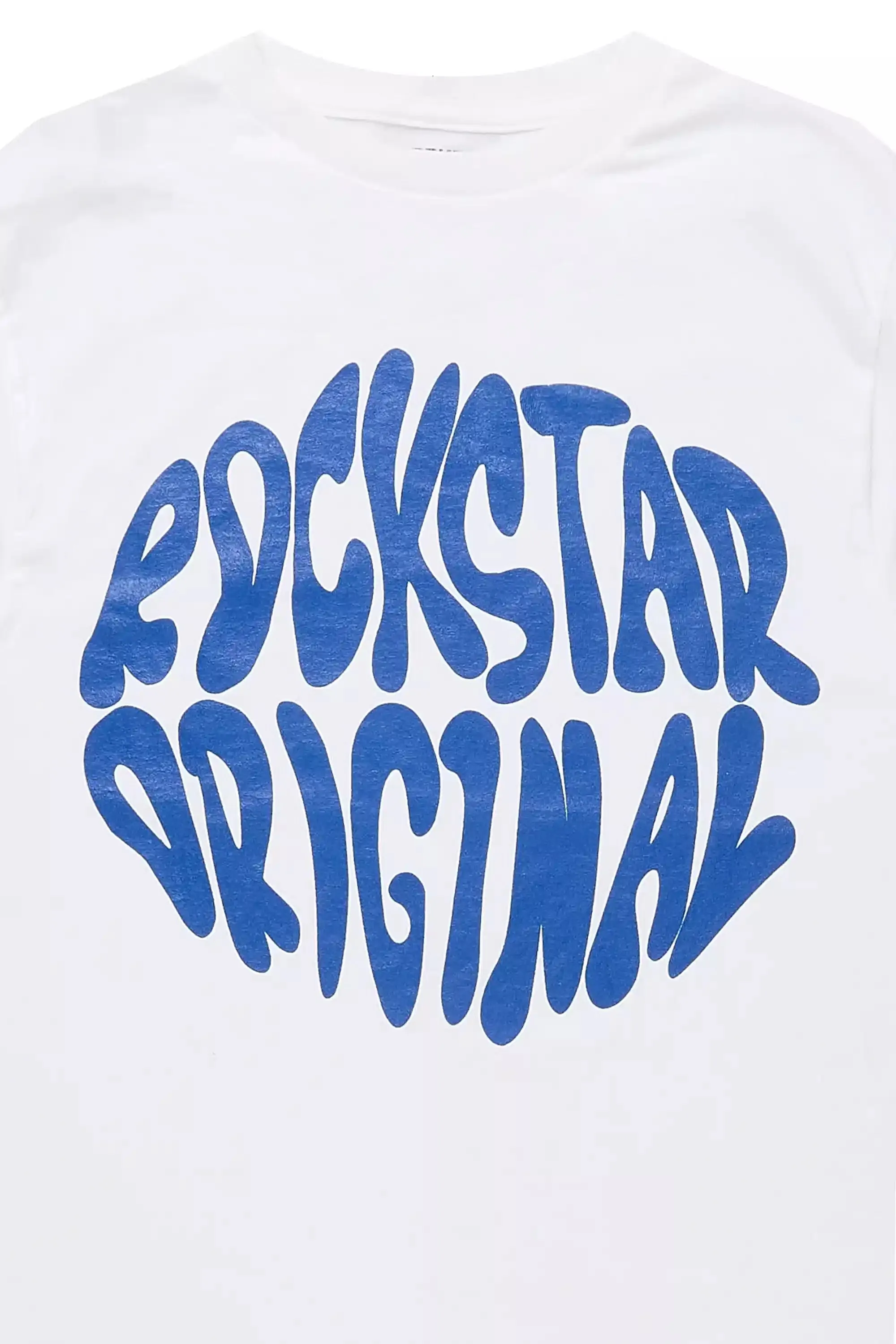 Boys Thierry White/Royal Blue Graphic T-Shirt sold by Rockstar Original product image thumbnail 2