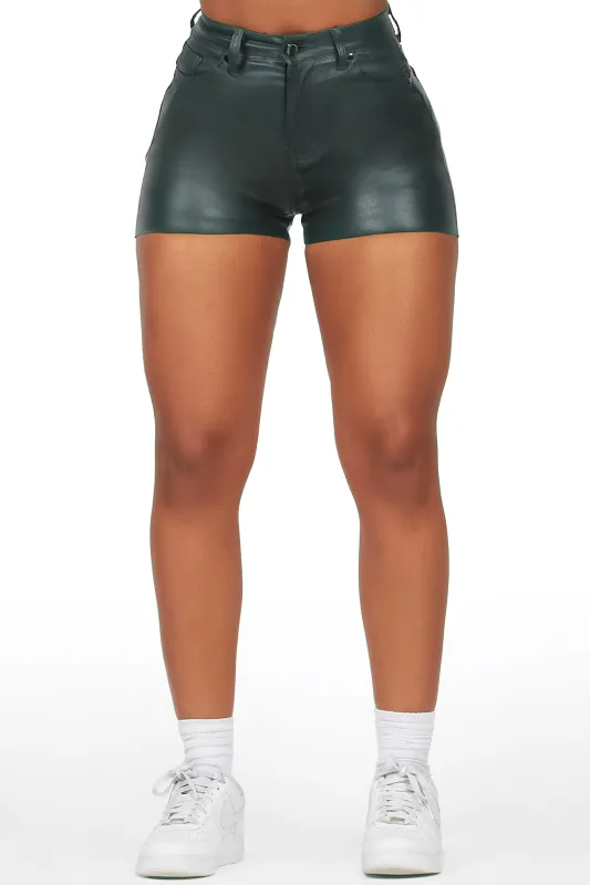 Tamry Green PU Short sold by Rockstar Original
