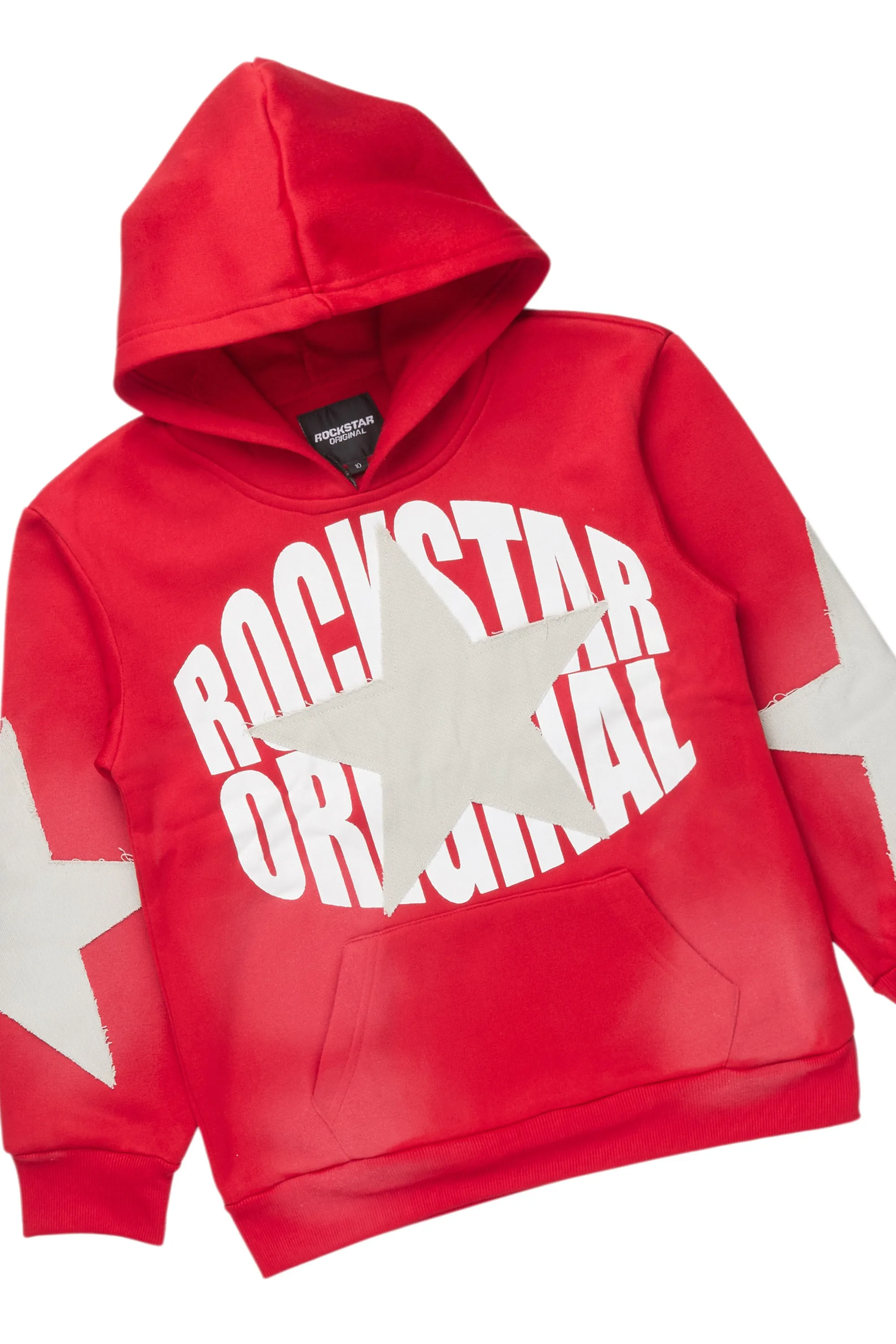Girls Khaly Red/Heather Grey Track Set sold by Rockstar Original product image thumbnail 2