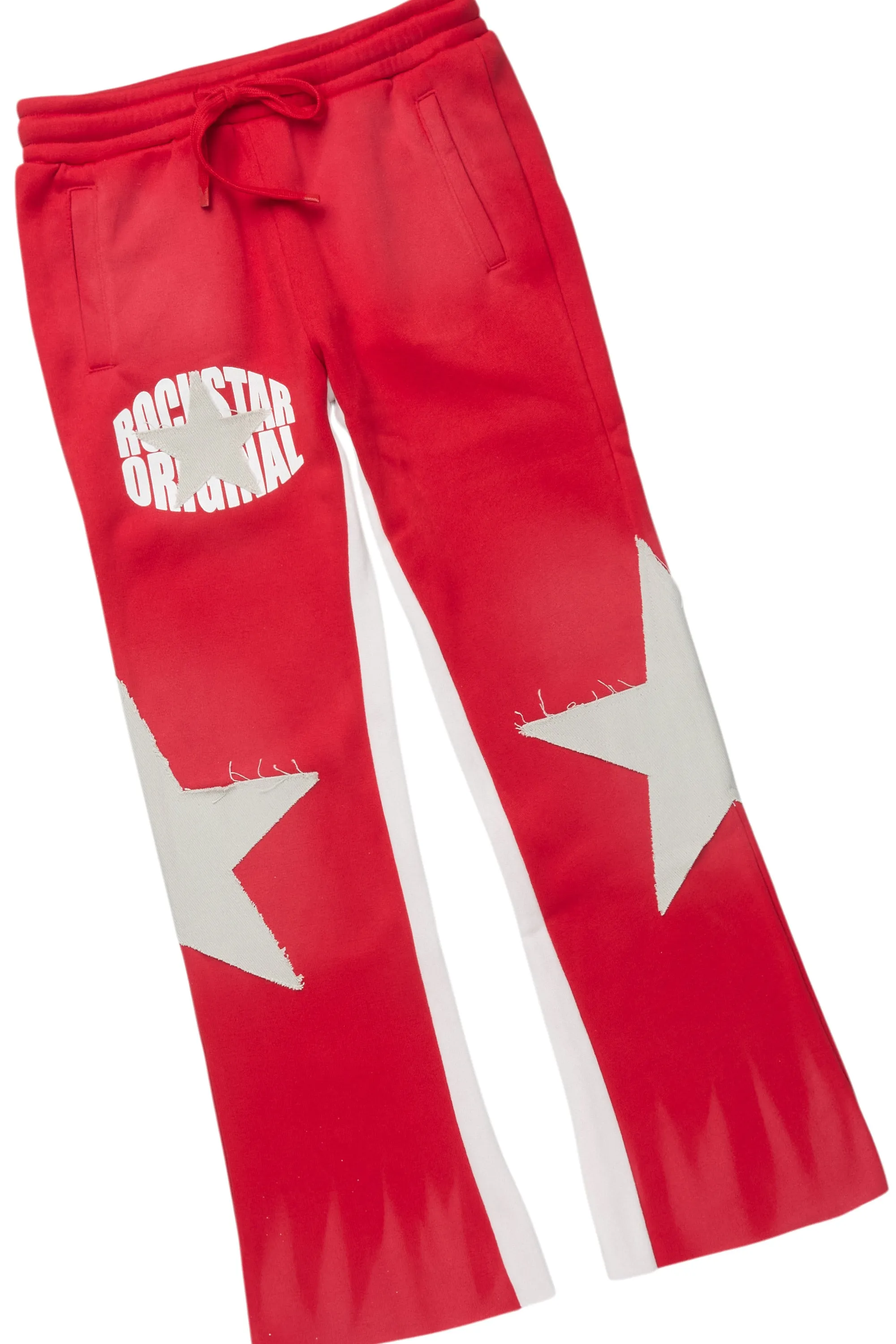 Girls Khaly Red/Heather Grey Track Set sold by Rockstar Original product image thumbnail 3