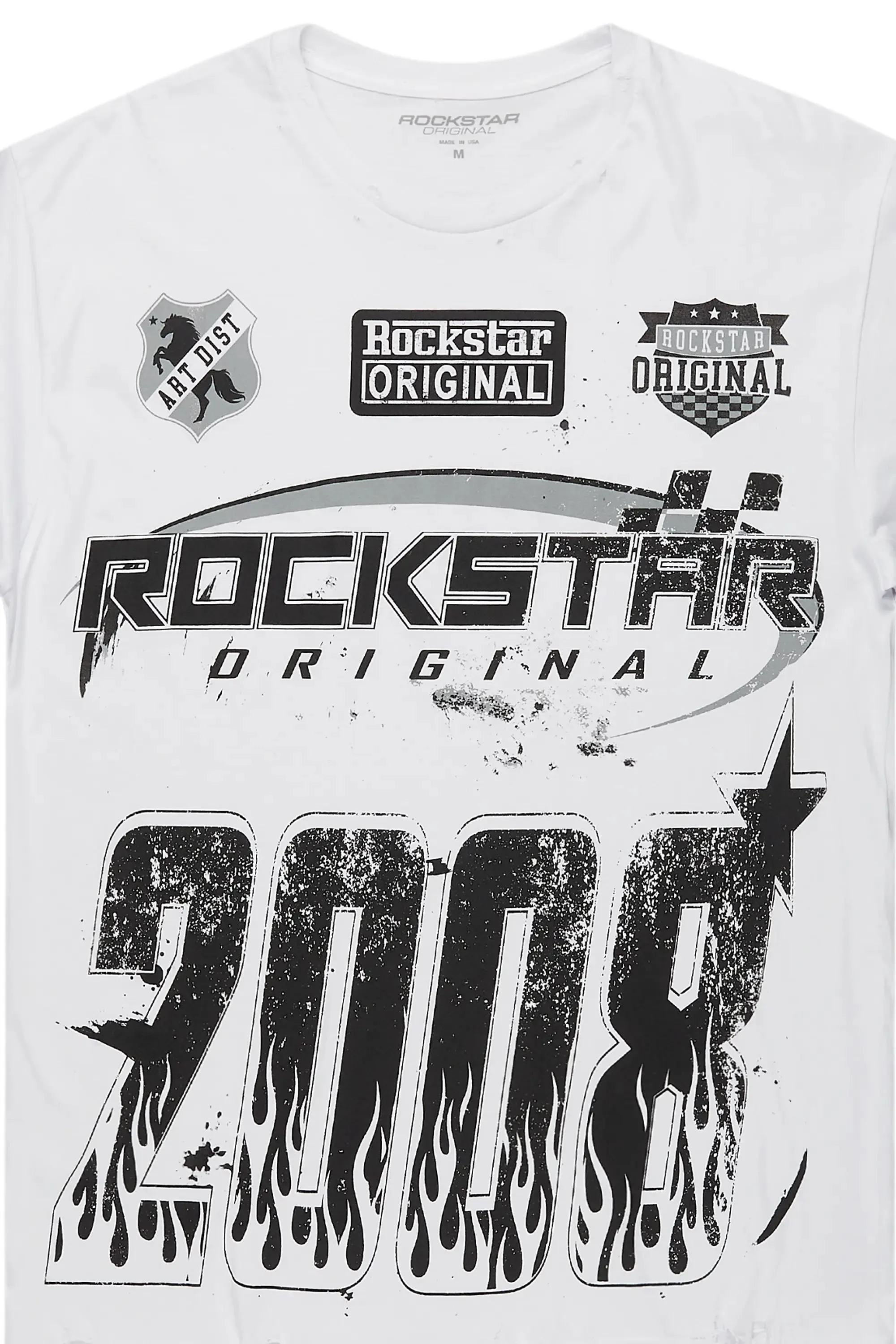 Esha White Oversized T-Shirt sold by Rockstar Original product image thumbnail 2