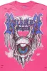 Fenton Fuchsia Oversized Graphic T-Shirt sold by Rockstar Original