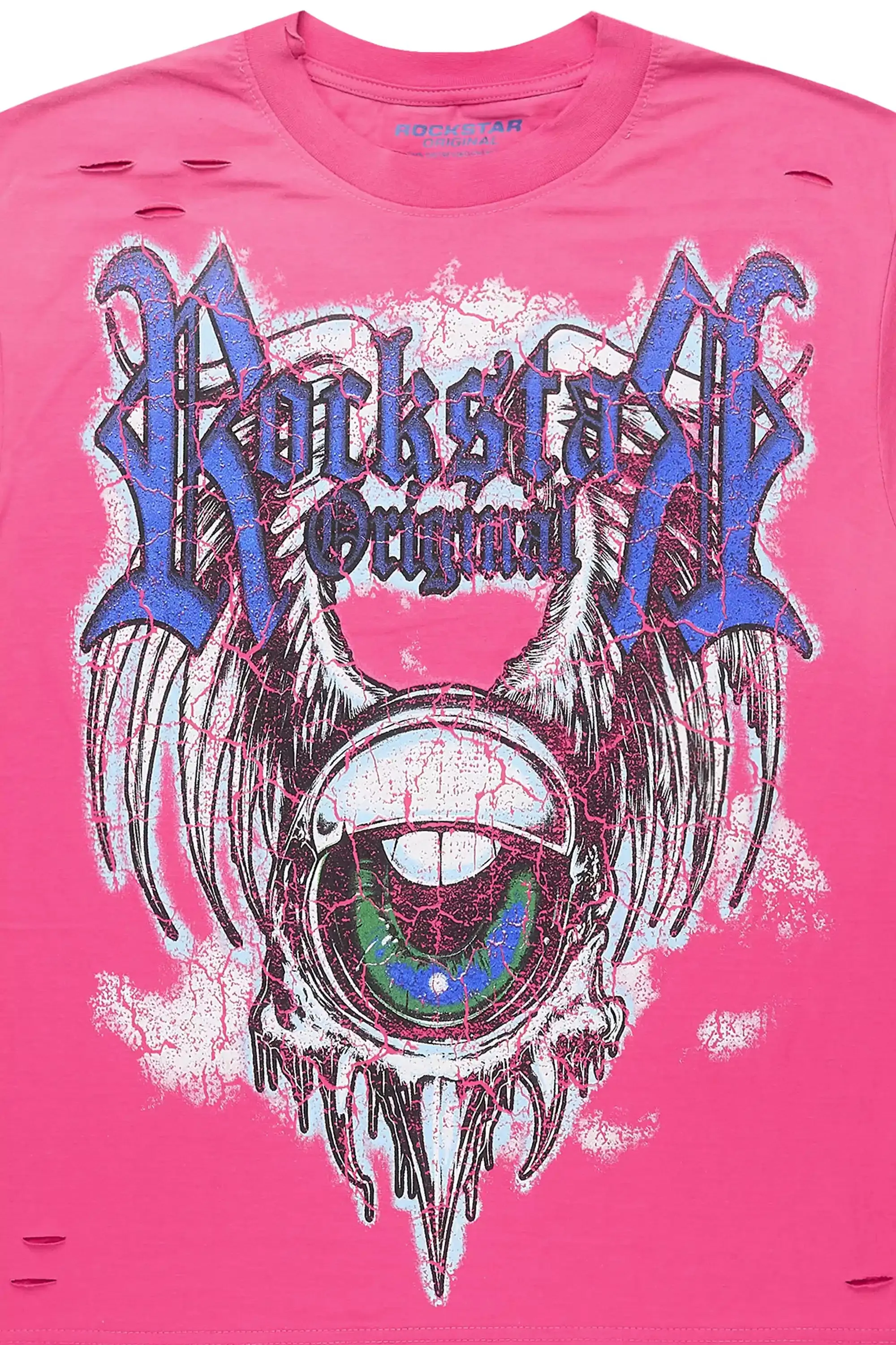 Fenton Fuchsia Oversized Graphic T-Shirt sold by Rockstar Original product image thumbnail 2