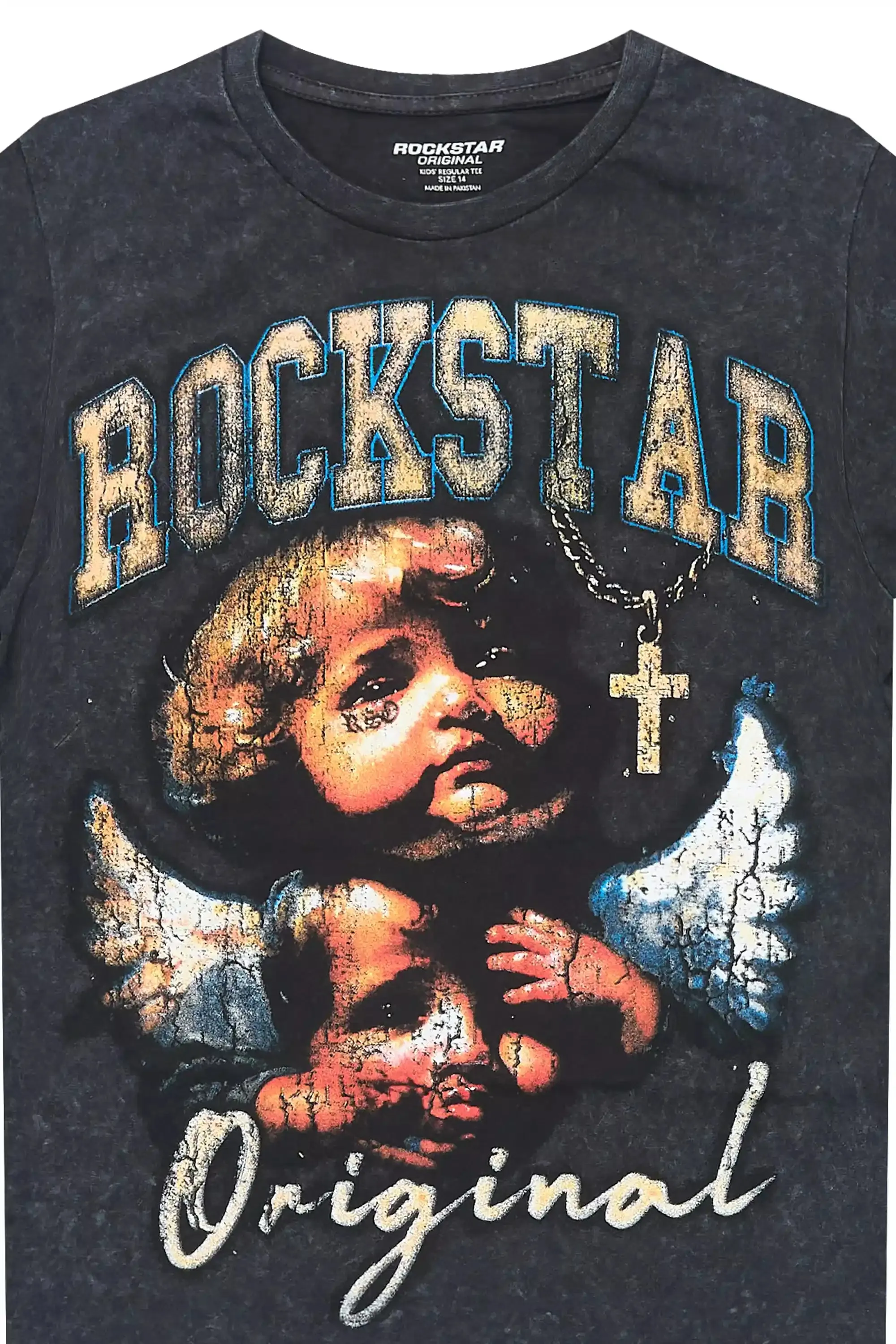 Boys Deiter Vintage Black Graphic T-Shirt sold by Rockstar Original product image thumbnail 2