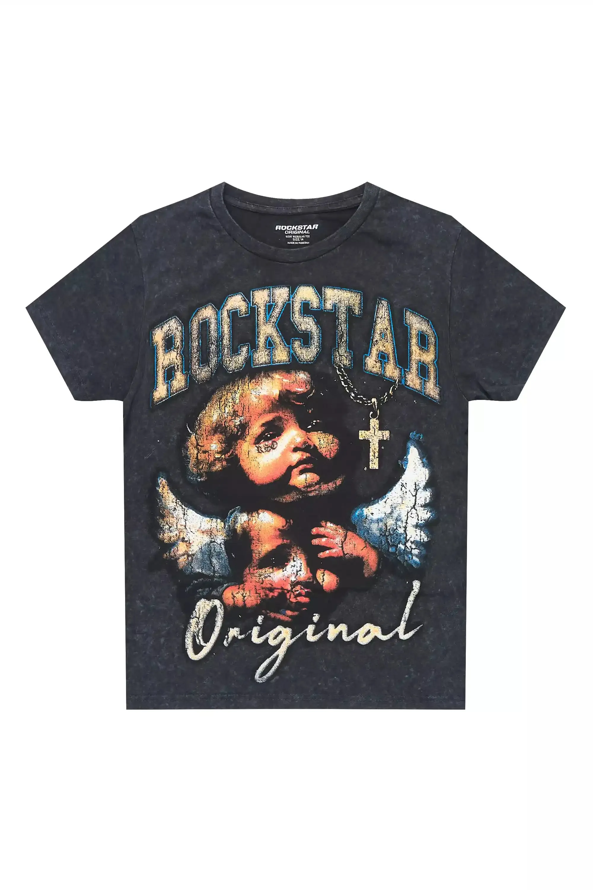 Boys Deiter Vintage Black Graphic T-Shirt sold by Rockstar Original
