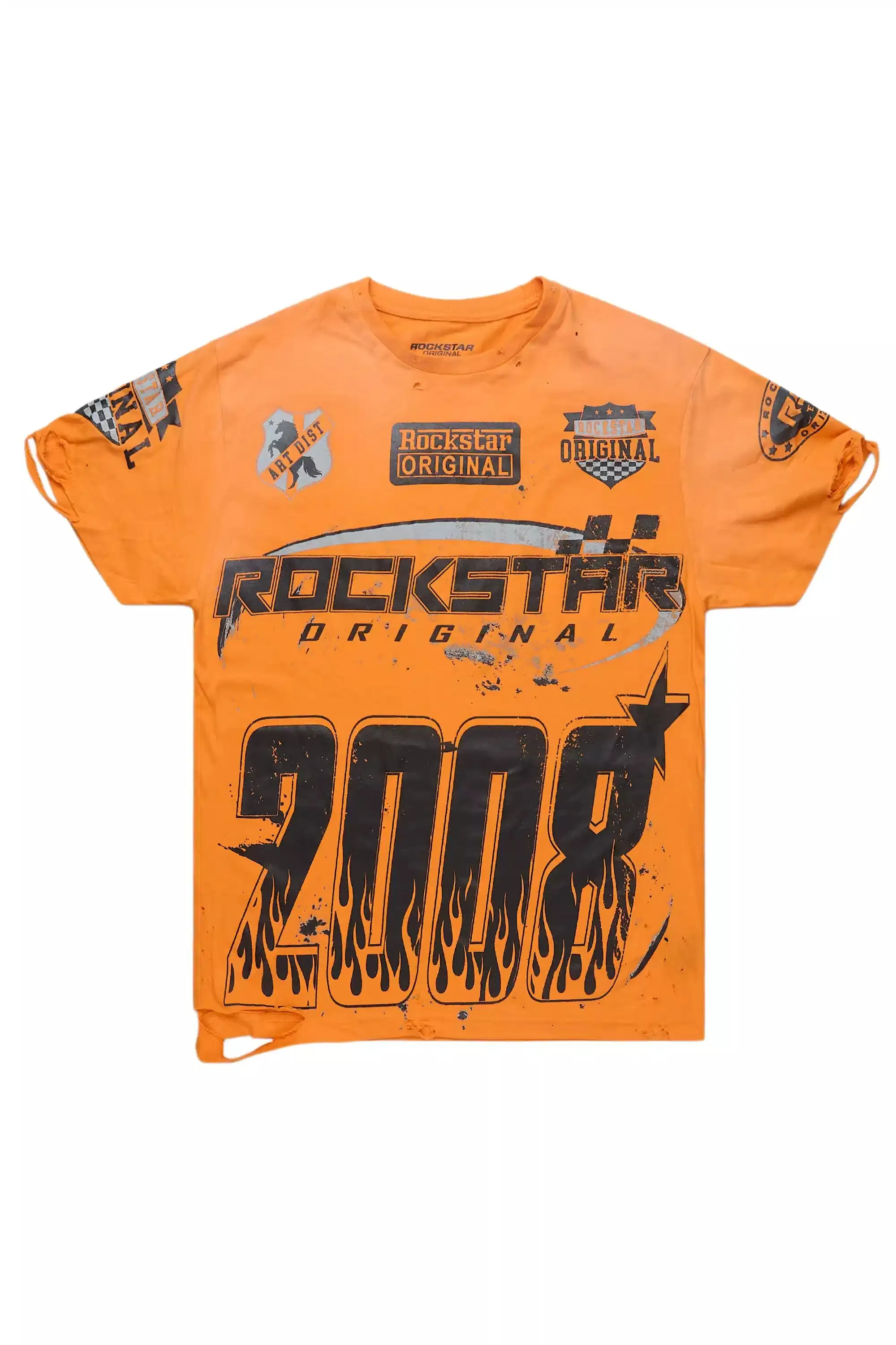 Esha Orange Oversized T-Shirt sold by Rockstar Original