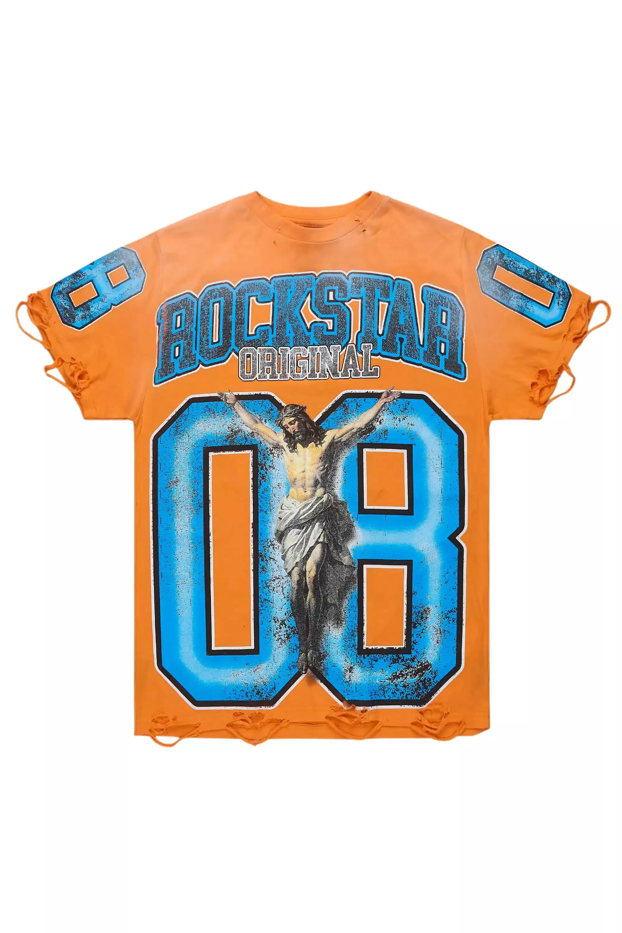 Tariqa Orange Oversized T-Shirt sold by Rockstar Original