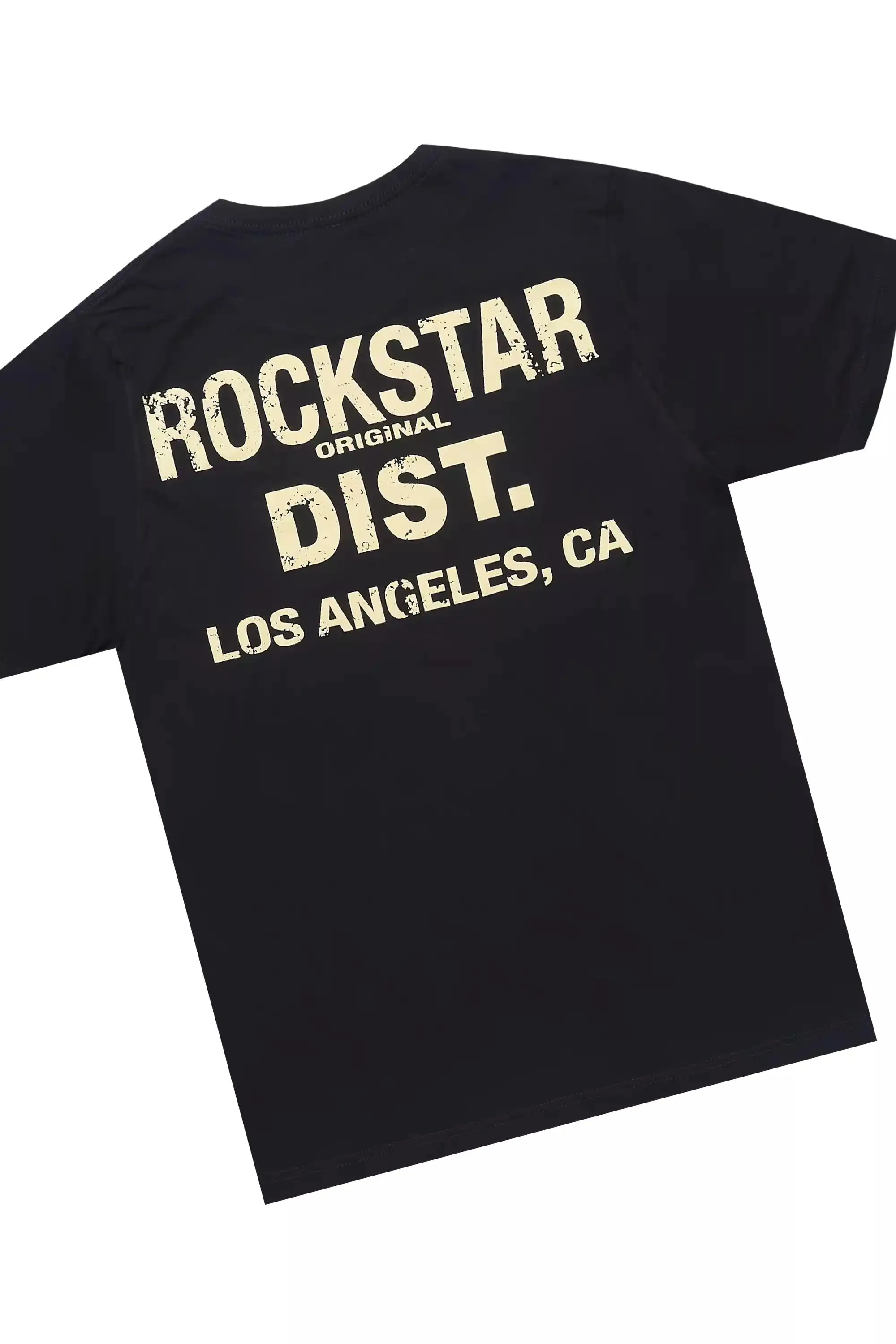 Jelissa Black/Beige T-Shirt Short Set sold by Rockstar Original product image thumbnail 3