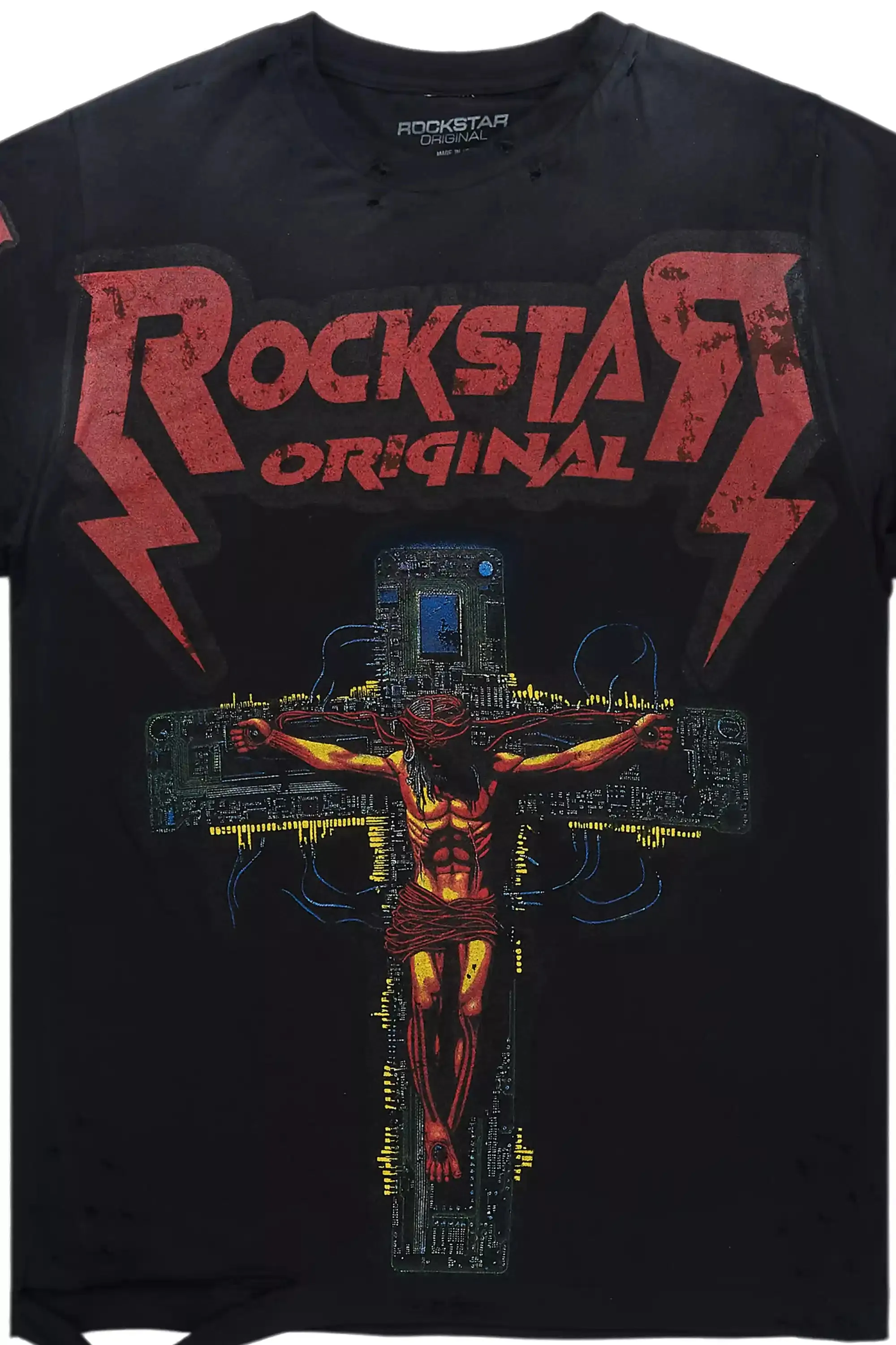 Javion Black Graphic T-Shirt sold by Rockstar Original product image thumbnail 2