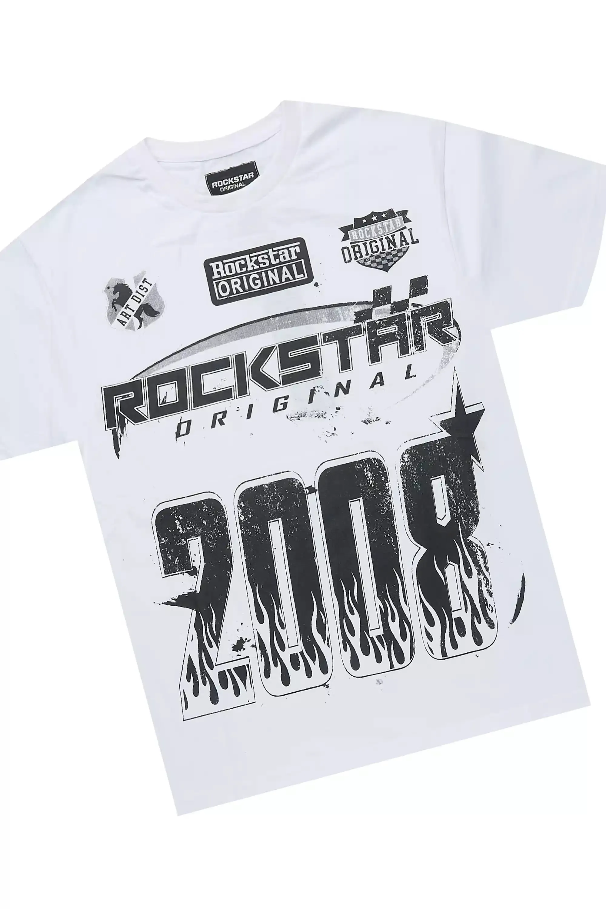 Amos Heather Grey T-Shirt/Stacked Flare Track Set sold by Rockstar Original product image thumbnail 2