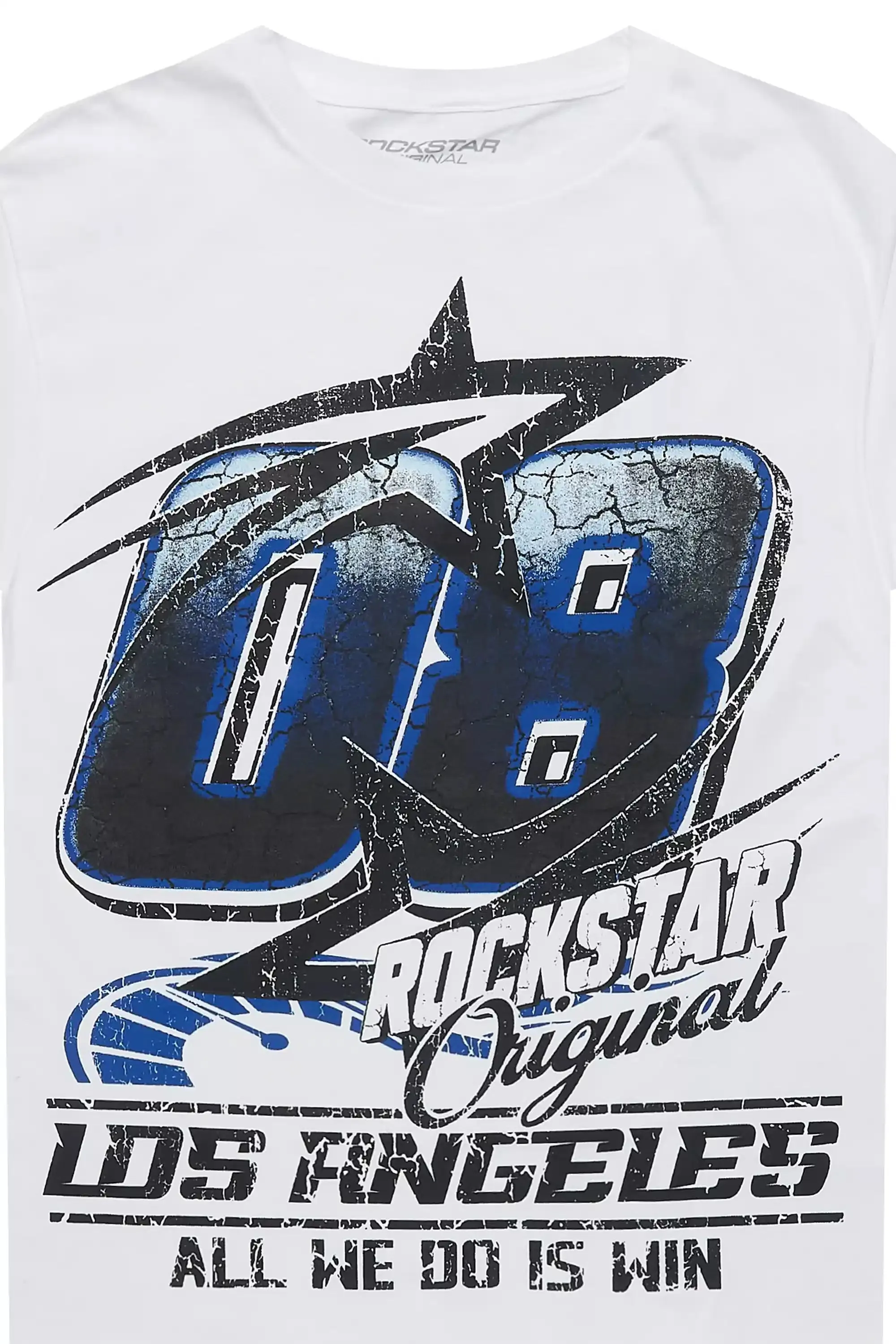 Boys Kastell White/Blue Graphic T-Shirt sold by Rockstar Original product image thumbnail 2